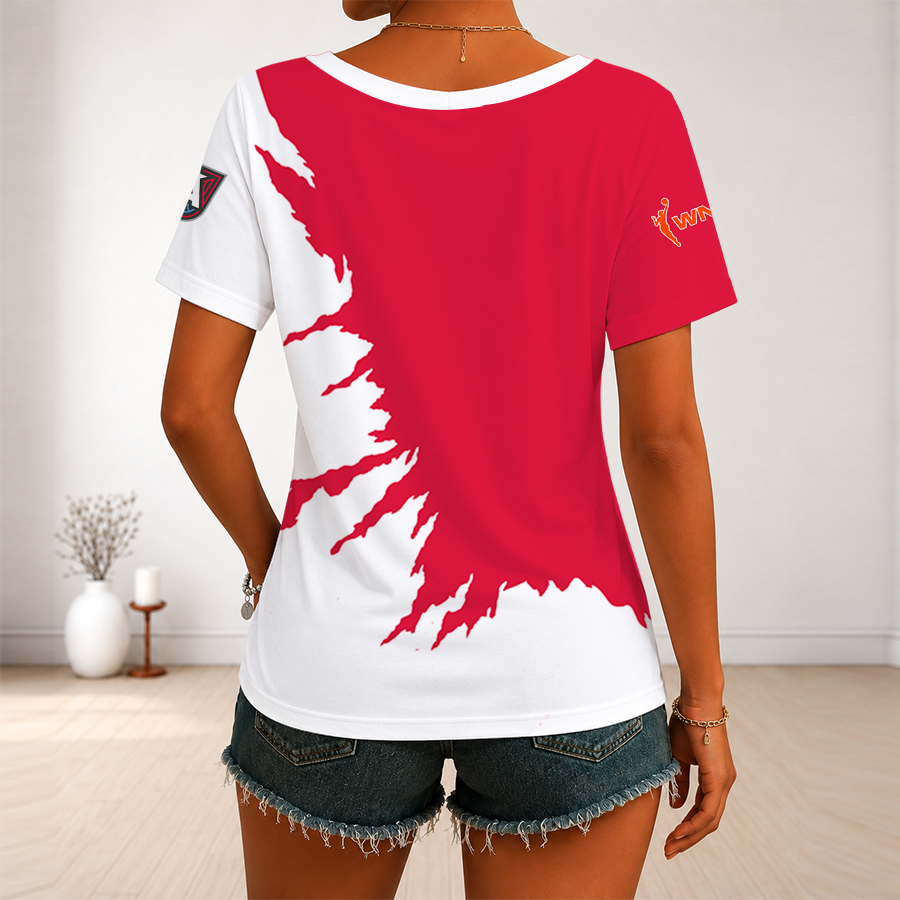 [FAN FAVORITE] NEW CUSTOMIZED WNBA01 ALD ATLANTA DREAM V-NECK FEMALE SHIRT