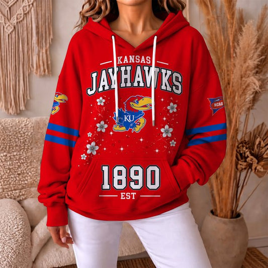 [BIG SALE] PERSONALIZED UNI01 KSJ KANSAS JAYHAWKS T-SHIRT, HOODIE & ZIP HOODIE