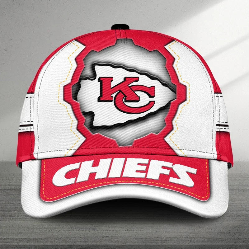 [SPECIAL OFFER] NEW CUSTOMIZED NFL01 KCC KANSAS CITY CHIEFS CLASSIC CAP