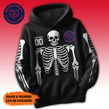 [FAN EXCLUSIVE] NEW CUSTOMIZED CFL01 MTL MONTREAL ALOUETTES HOODIE & ZIP HOODIE
