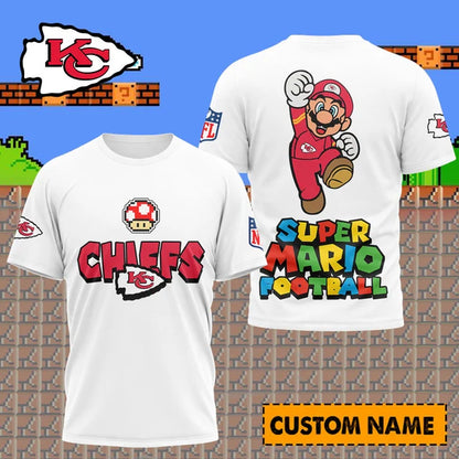 [SPECIAL OFFER] NEW CUSTOMIZED NFL01 KCC KANSAS CITY CHIEFS SUPER MARIO T-SHIRT, HOODIE, ZIP HOODIE