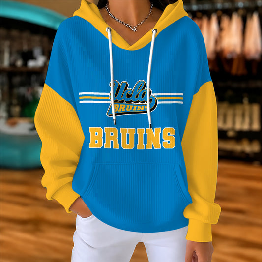 [BIG SALE] PERSONALIZED UNI02 UCB UCLA BRUINS RIBBED HOODIE & SWEATSHIRT