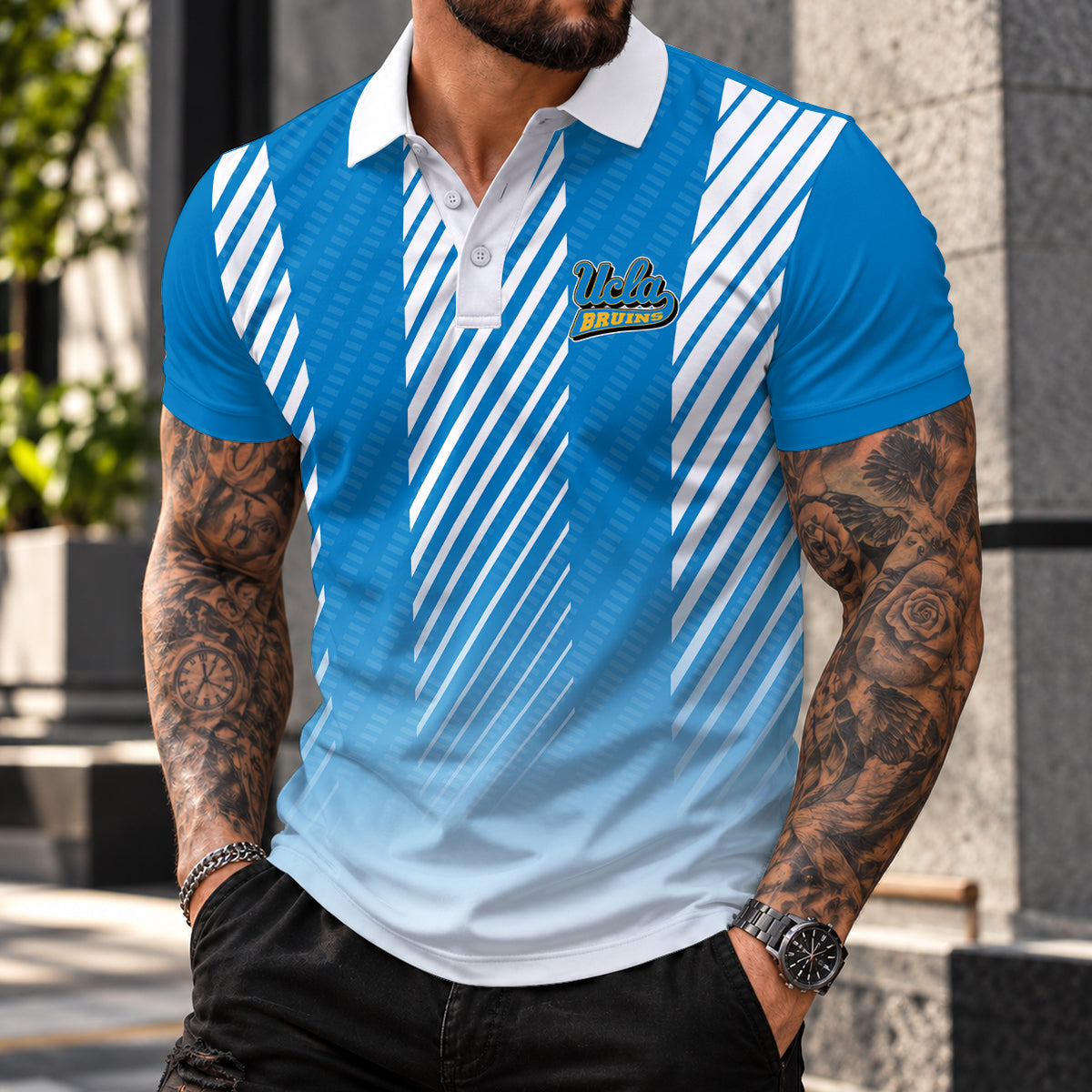 [BIG SALE] PERSONALIZED UNI02 UCB UCLA BRUINS POLO SHIRT
