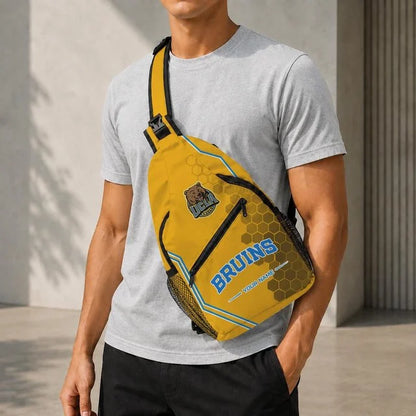 [BIG SALE] PERSONALIZED UNI02 UCB UCLA BRUINS SLING BAG