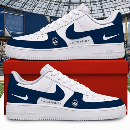 [BIG SALE] PERSONALIZED UNI02 UCH UCONN HUSKIES AF1 SHOES