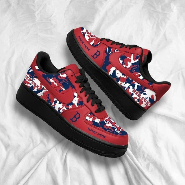 [FLASH SALE] NEW CUSTOMIZED MLB03 BRS BOSTON RED SOX AF1 SHOES