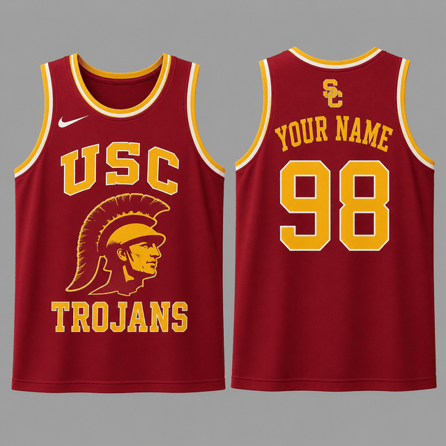 [BIG SALE] PERSONALIZED UNI03 USC USC TROJANS UNISEX TANK TOP
