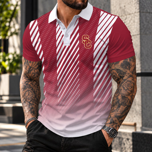 [BIG SALE] PERSONALIZED UNI03 USC USC TROJANS POLO SHIRT