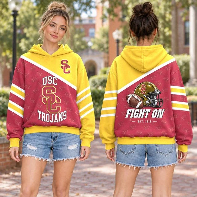 [BIG SALE] PERSONALIZED UNI03 USC USC TROJANS T-SHIRT, HOODIE & ZIP HOODIE