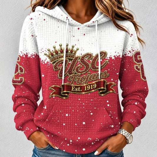 [BIG SALE] PERSONALIZED UNI03 USC USC TROJANS UNISEX HOODED SWEATSHIRT