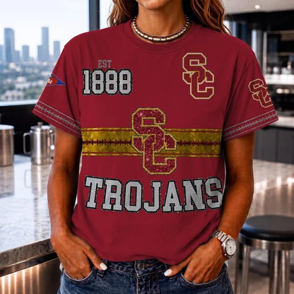 [BIG SALE] PERSONALIZED UNI03 USC USC TROJANS T-SHIRT, HOODIE & ZIP HOODIE