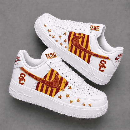 [BIG SALE] PERSONALIZED UNI03 USC USC TROJANS AF1 SHOES