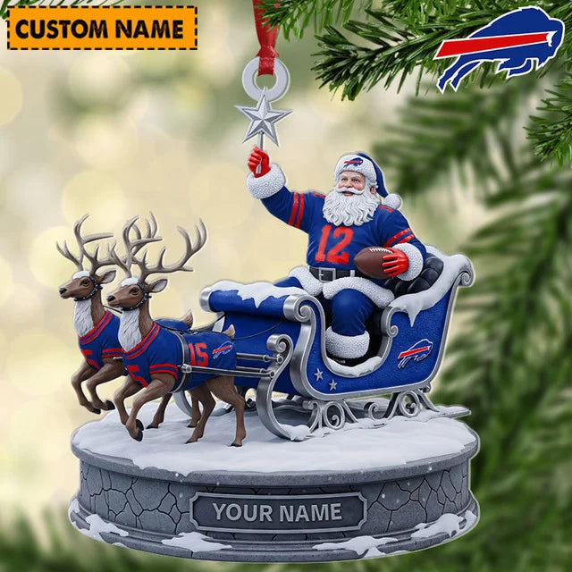 [SPECIAL OFFER] NEW CUSTOMIZED NFL03 BFB THE BILLS ACRYLIC ORNAMENT