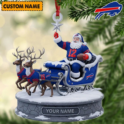 [SPECIAL OFFER] NEW CUSTOMIZED NFL03 BFB THE BILLS ACRYLIC ORNAMENT