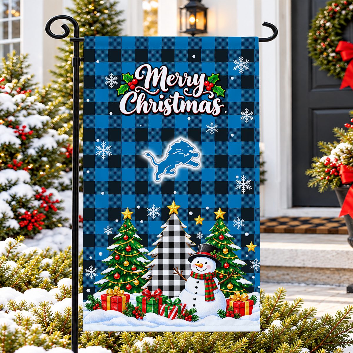 [SPECIAL OFFER] NEW CUSTOMIZED NFL04 DTL THE LIONS GARDEN FLAG