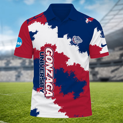 [BIG DEAL] PERSONALIZED UNI04 GOB GONZAGA BULLDOGS MULTICOLOR POLO SHIRT