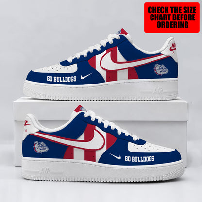 [BIG SALE] PERSONALIZED UNI04 GOB GONZAGA BULLDOGS AF1 SHOES