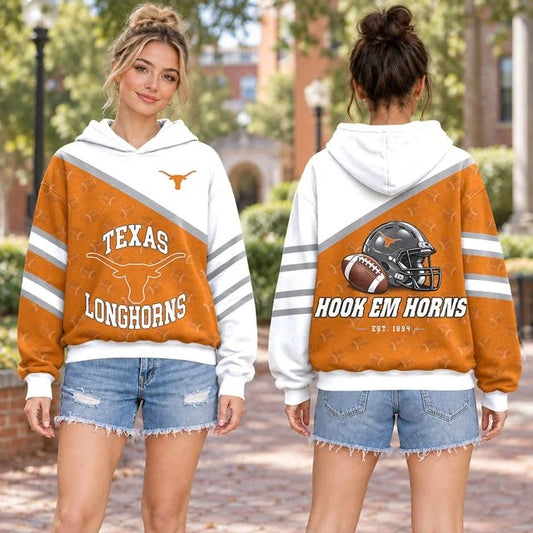 [BIG SALE] PERSONALIZED UNI04 TXL TEXAS LONGHORNS T-SHIRT, HOODIE & ZIP HOODIE