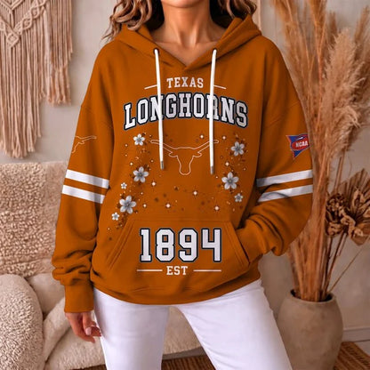 [BIG SALE] PERSONALIZED UNI04 TXL TEXAS LONGHORNS T-SHIRT, HOODIE & ZIP HOODIE