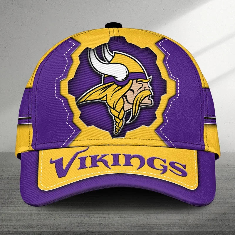 [SPECIAL OFFER] NEW CUSTOMIZED NFL05 MVK MINNESOTA VIKINGS CLASSIC CAP