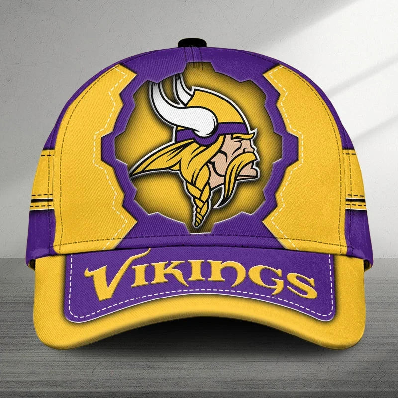 [SPECIAL OFFER] NEW CUSTOMIZED NFL05 MVK MINNESOTA VIKINGS CLASSIC CAP