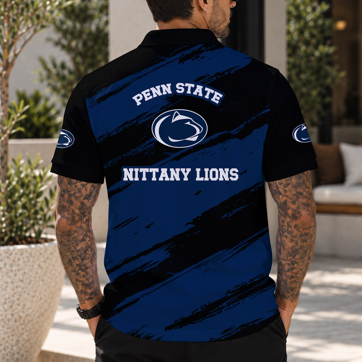 [BIG SALE] PERSONALIZED UNI05 PNL PENN STATE NITTANY LIONS POLO SHIRT