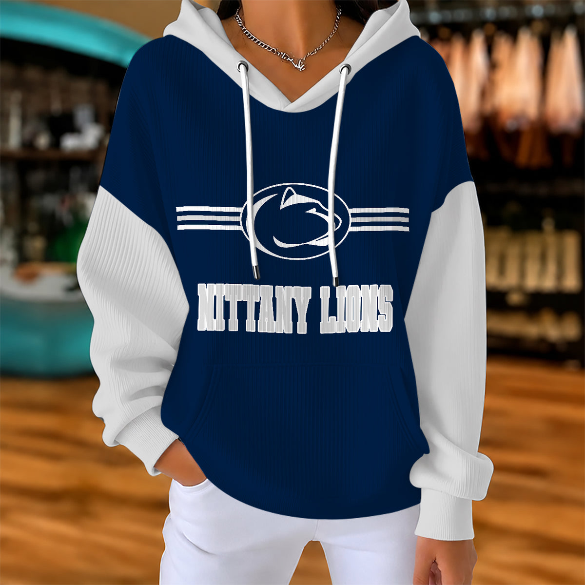 [BIG SALE] PERSONALIZED UNI05 PNL PENN STATE NITTANY LIONS RIBBED HOODIE & SWEATSHIRT