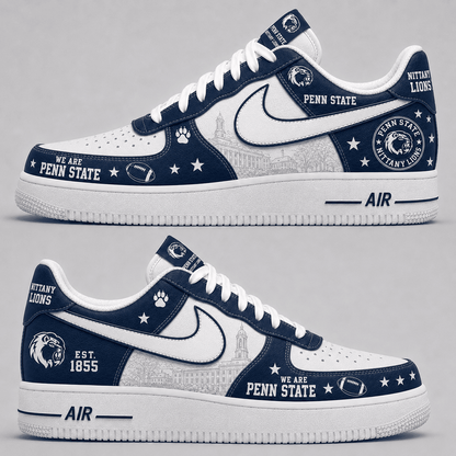 [BIG SALE] PERSONALIZED UNI05 PNL PENN STATE NITTANY LIONS AF1 SHOES