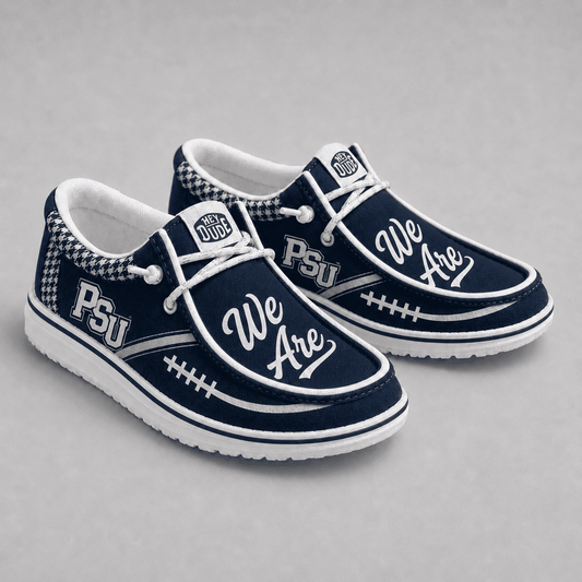 [BIG SALE] PERSONALIZED UNI05 PNL PENN STATE NITTANY LIONS LOAFER SHOES
