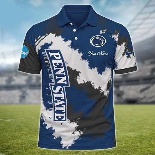 [BIG SALE] PERSONALIZED UNI05 PNL PENN STATE NITTANY LIONS MULTICOLOR POLO SHIRT