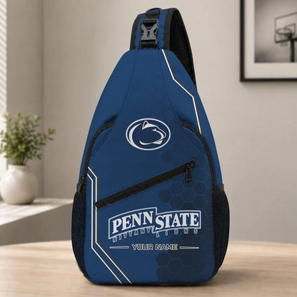 [BIG SALE] PERSONALIZED UNI05 PNL PENN STATE NITTANY LIONS SLING BAG