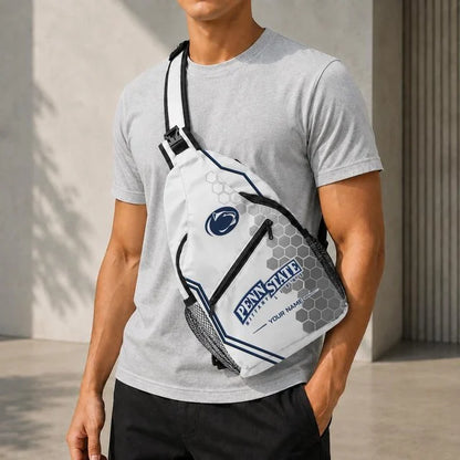 [BIG SALE] PERSONALIZED UNI05 PNL PENN STATE NITTANY LIONS SLING BAG