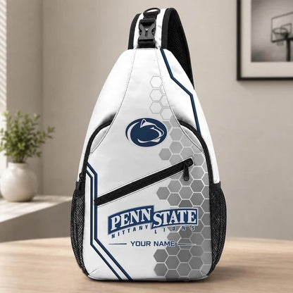 [BIG SALE] PERSONALIZED UNI05 PNL PENN STATE NITTANY LIONS SLING BAG