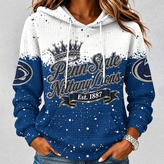 [BIG SALE] PERSONALIZED UNI05 PNL PENN STATE NITTANY LIONS UNISEX HOODED SWEATSHIRT