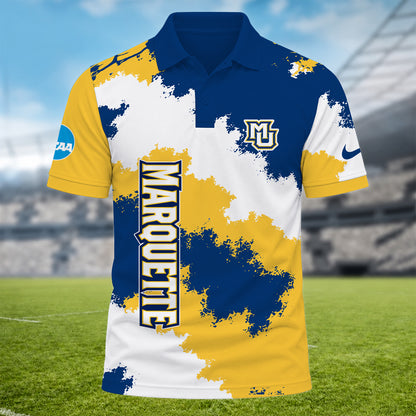 [BIG DEAL] PERSONALIZED UNI06 MGE MARQUETTE GOLDEN EAGLES MULTICOLOR POLO SHIRT