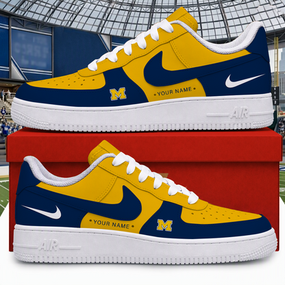 [BIG SALE] PERSONALIZED UNI06 MIW MICHIGAN WOLVERINES AF1 SHOES