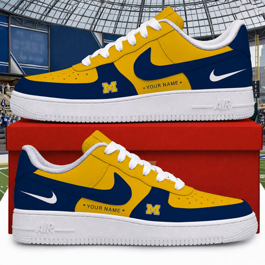 [BIG SALE] PERSONALIZED UNI06 MIW MICHIGAN WOLVERINES AF1 SHOES