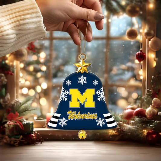 [BIG SALE] PERSONALIZED UNI06 MIW MICHIGAN WOLVERINES CHRISTMAS ACRYLIC ORNAMENT