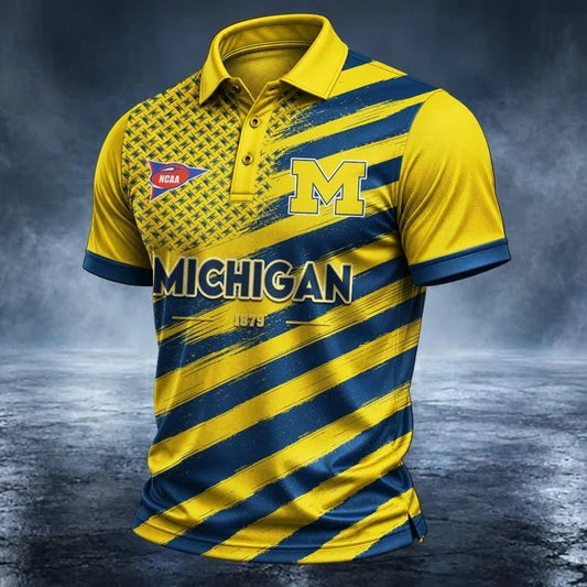 [BIG SALE] PERSONALIZED UNI06 MIW MICHIGAN WOLVERINES POLO SHIRT