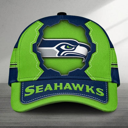 [SPECIAL OFFER] NEW CUSTOMIZED NFL06 SSH SEATTLE SEAHAWKS CLASSIC CAP