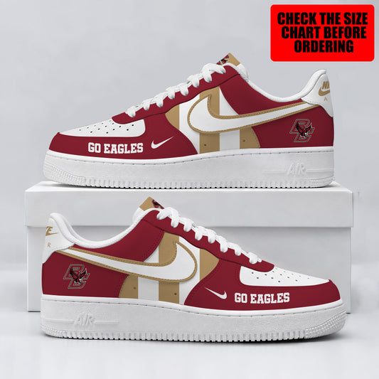 [BIG SALE] PERSONALIZED UNI07 BOE BOSTON COLLEGE EAGLES AF1 SHOES