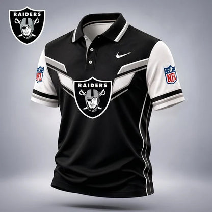 [SPECIAL OFFER] NEW CUSTOMIZED NFL07 LVR THE RAIDERS POLO SHIRT