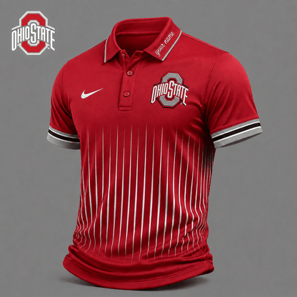 [BIG SALE] PERSONALIZED UNI07 OSB OHIO STATE BUCKEYES POLO SHIRT