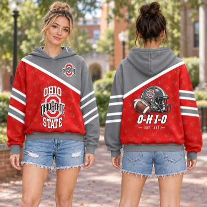 [BIG SALE] PERSONALIZED UNI07 OSB OHIO STATE BUCKEYES T-SHIRT, HOODIE & ZIP HOODIE