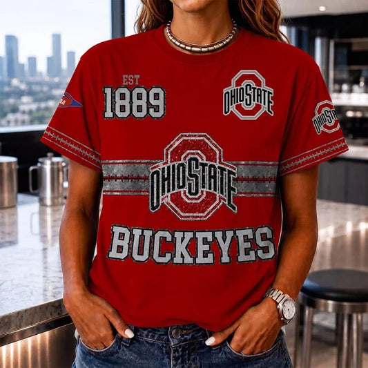 [BIG SALE] PERSONALIZED UNI07 OSB OHIO STATE BUCKEYES T-SHIRT, HOODIE & ZIP HOODIE