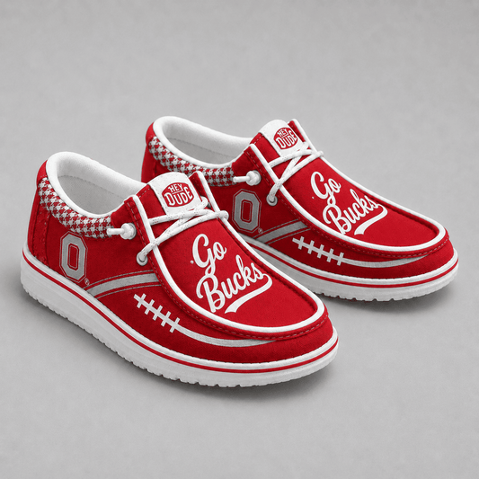 [BIG SALE] PERSONALIZED UNI07 OSB OHIO STATE BUCKEYES LOAFER SHOES