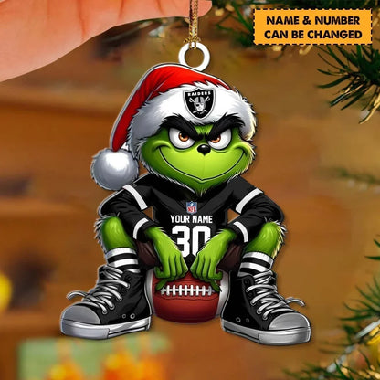[SPECIAL OFFER] NEW CUSTOMIZED NFL07 LVR THE RAIDERS ACRYLIC ORNAMENT