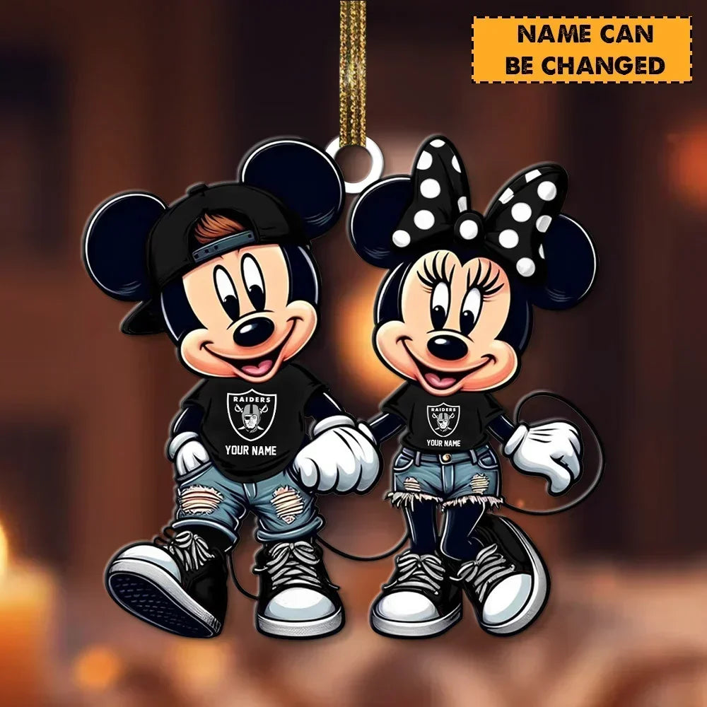 [SPECIAL OFFER] NEW CUSTOMIZED NFL07 LVR THE RAIDERS ACRYLIC ORNAMENT