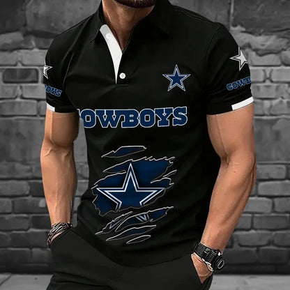 [SPECIAL OFFER] NEW CUSTOMIZED NFL07 LVR LAS VEGAS RAIDERS POLO SHIRT