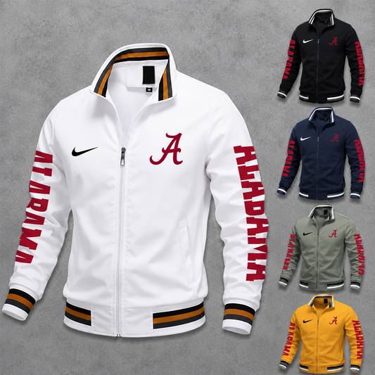 [BIG SALE] PERSONALIZED UNI08 ABC ALABAMA CRIMSON TIDE MEN'S CASUAL JACKET